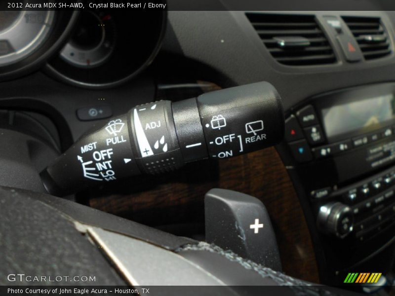 Crystal Black Pearl / Ebony 2012 Acura MDX SH-AWD