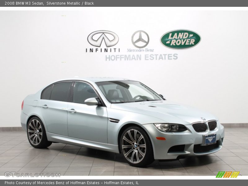 Silverstone Metallic / Black 2008 BMW M3 Sedan