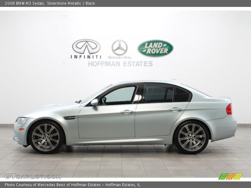 Silverstone Metallic / Black 2008 BMW M3 Sedan