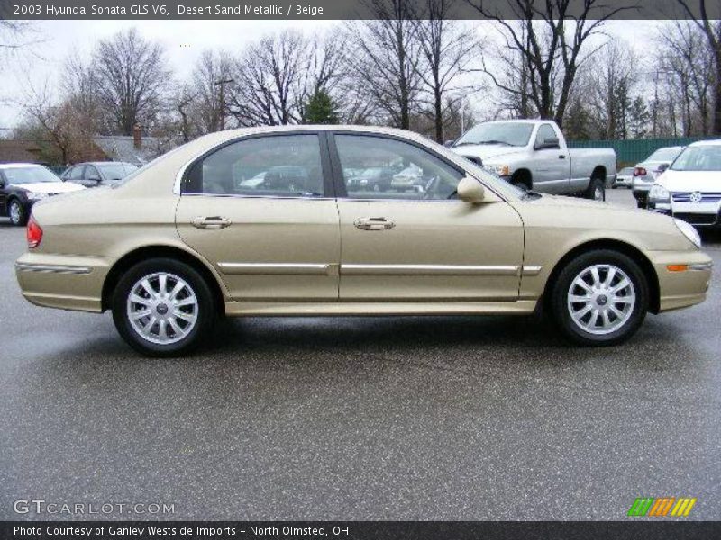 Desert Sand Metallic / Beige 2003 Hyundai Sonata GLS V6