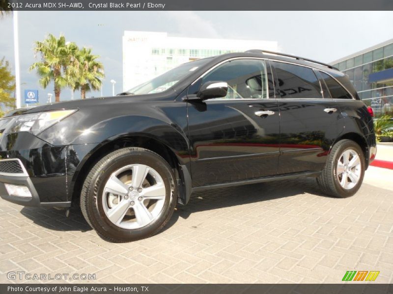 Crystal Black Pearl / Ebony 2012 Acura MDX SH-AWD