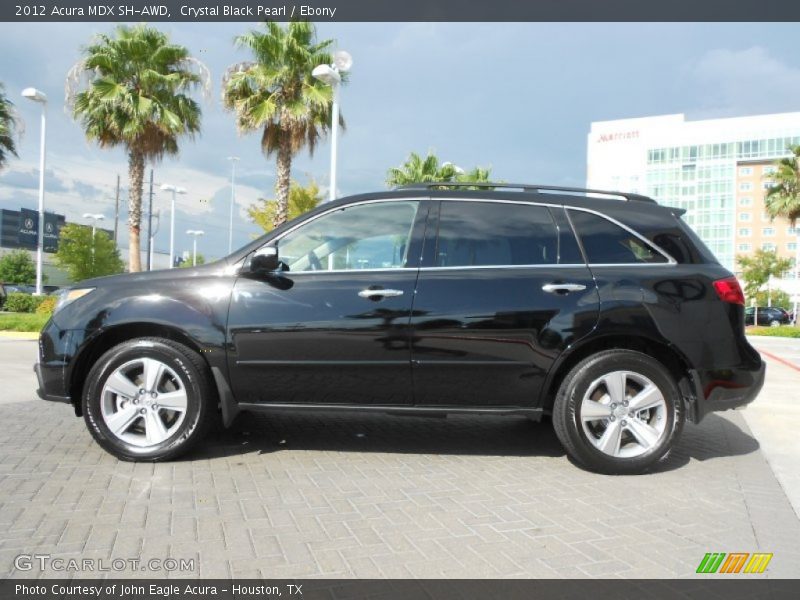 Crystal Black Pearl / Ebony 2012 Acura MDX SH-AWD