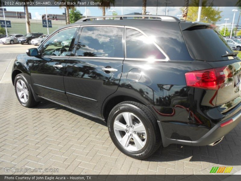 Crystal Black Pearl / Ebony 2012 Acura MDX SH-AWD