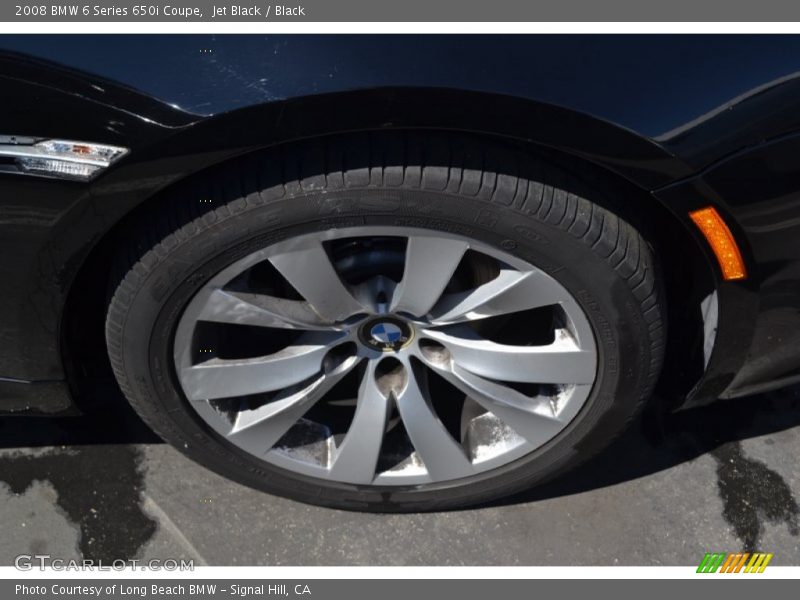 Jet Black / Black 2008 BMW 6 Series 650i Coupe