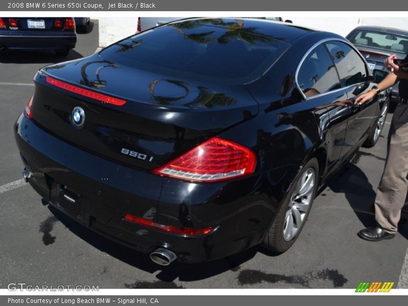 Jet Black / Black 2008 BMW 6 Series 650i Coupe
