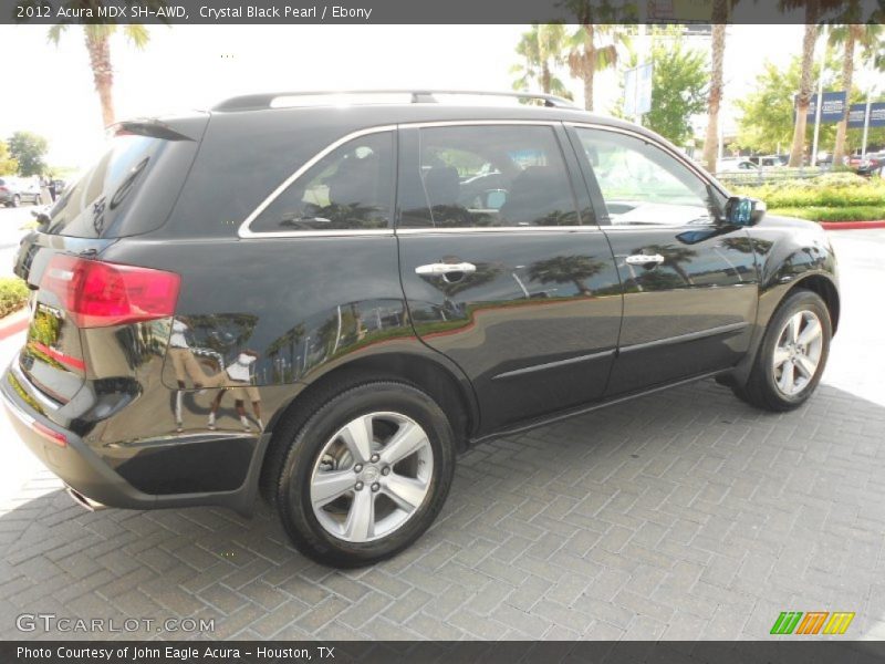 Crystal Black Pearl / Ebony 2012 Acura MDX SH-AWD