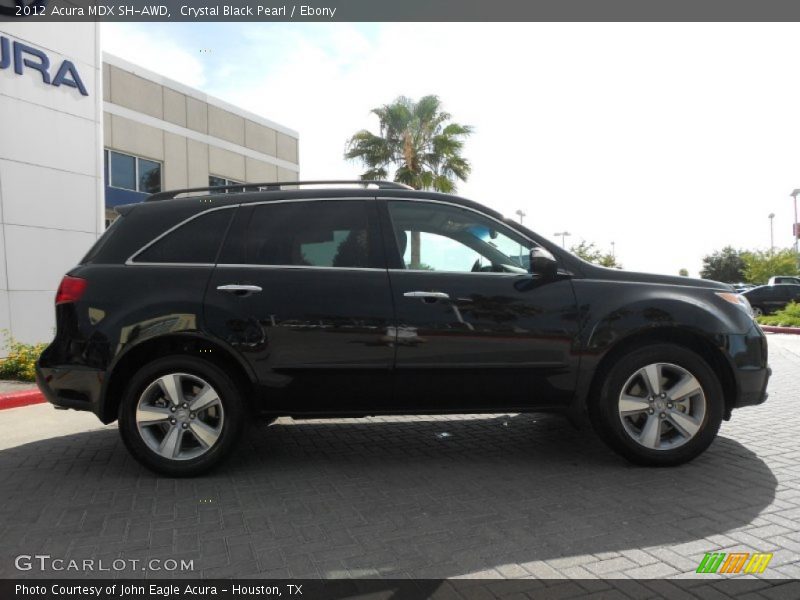 Crystal Black Pearl / Ebony 2012 Acura MDX SH-AWD