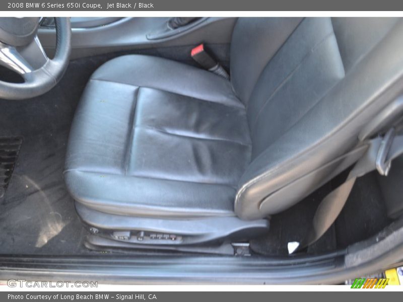 Jet Black / Black 2008 BMW 6 Series 650i Coupe