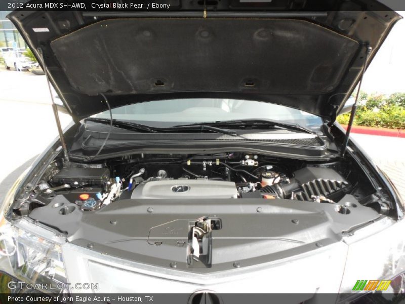 Crystal Black Pearl / Ebony 2012 Acura MDX SH-AWD