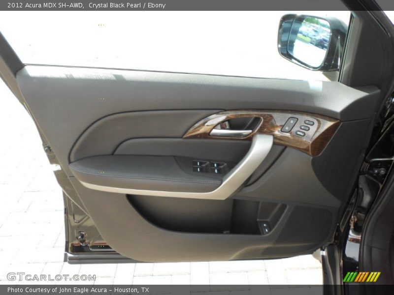 Crystal Black Pearl / Ebony 2012 Acura MDX SH-AWD