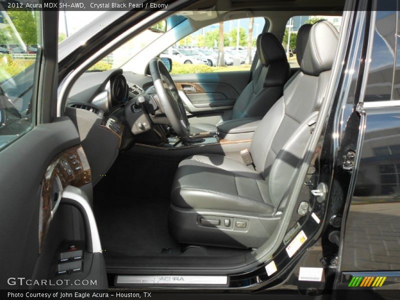 Crystal Black Pearl / Ebony 2012 Acura MDX SH-AWD