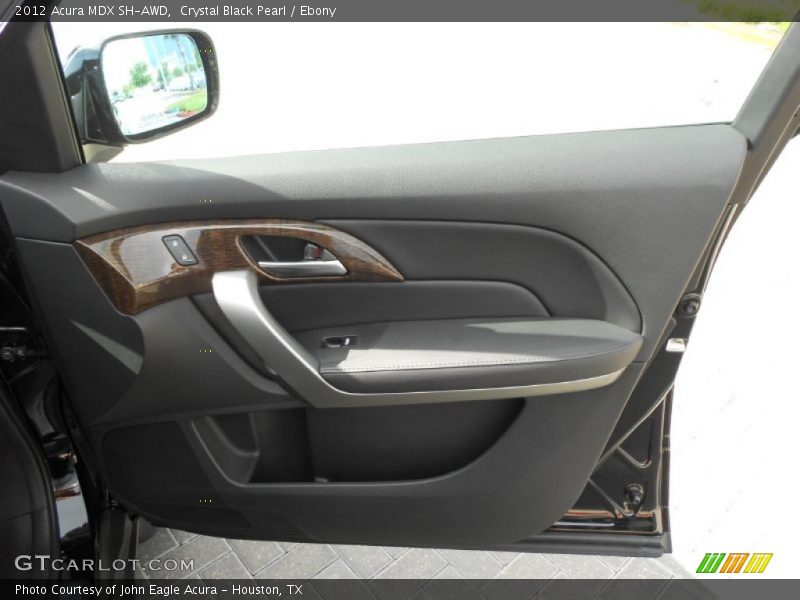 Crystal Black Pearl / Ebony 2012 Acura MDX SH-AWD