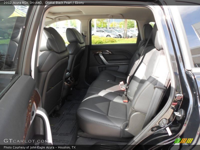 Crystal Black Pearl / Ebony 2012 Acura MDX SH-AWD