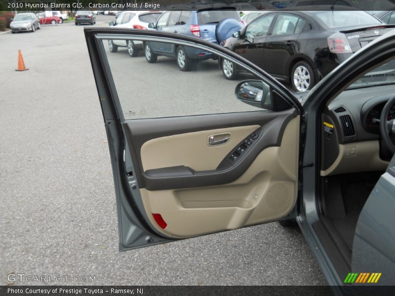 Carbon Gray Mist / Beige 2010 Hyundai Elantra GLS