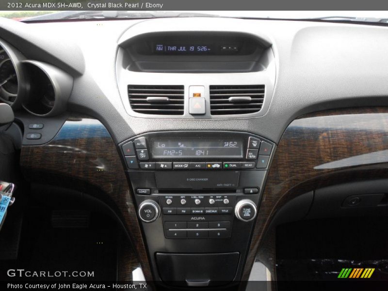 Crystal Black Pearl / Ebony 2012 Acura MDX SH-AWD