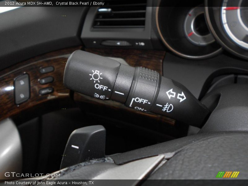 Crystal Black Pearl / Ebony 2012 Acura MDX SH-AWD