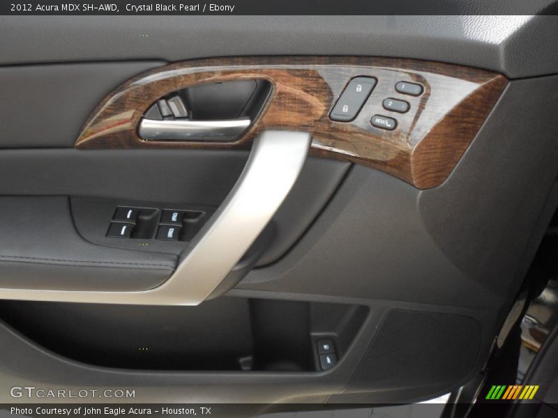Crystal Black Pearl / Ebony 2012 Acura MDX SH-AWD