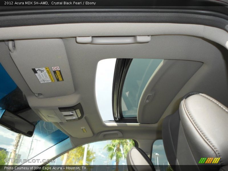 Crystal Black Pearl / Ebony 2012 Acura MDX SH-AWD