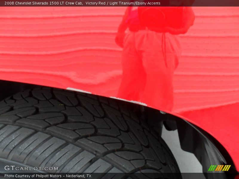 Victory Red / Light Titanium/Ebony Accents 2008 Chevrolet Silverado 1500 LT Crew Cab