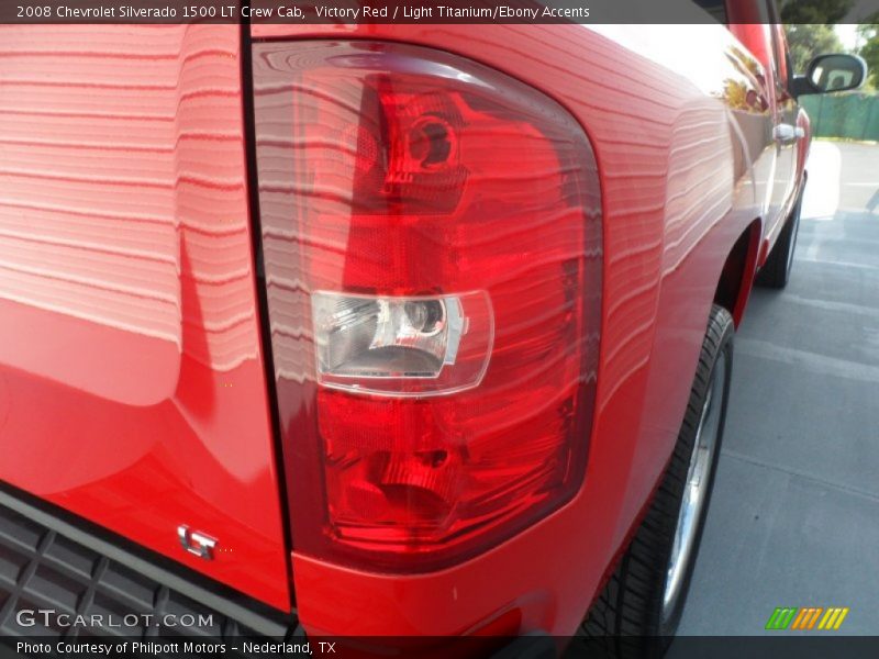 Victory Red / Light Titanium/Ebony Accents 2008 Chevrolet Silverado 1500 LT Crew Cab