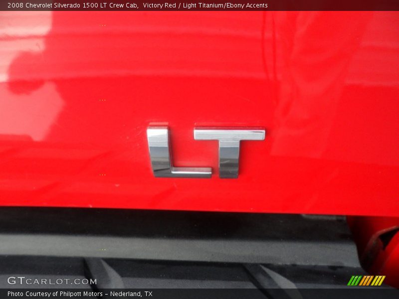 Victory Red / Light Titanium/Ebony Accents 2008 Chevrolet Silverado 1500 LT Crew Cab