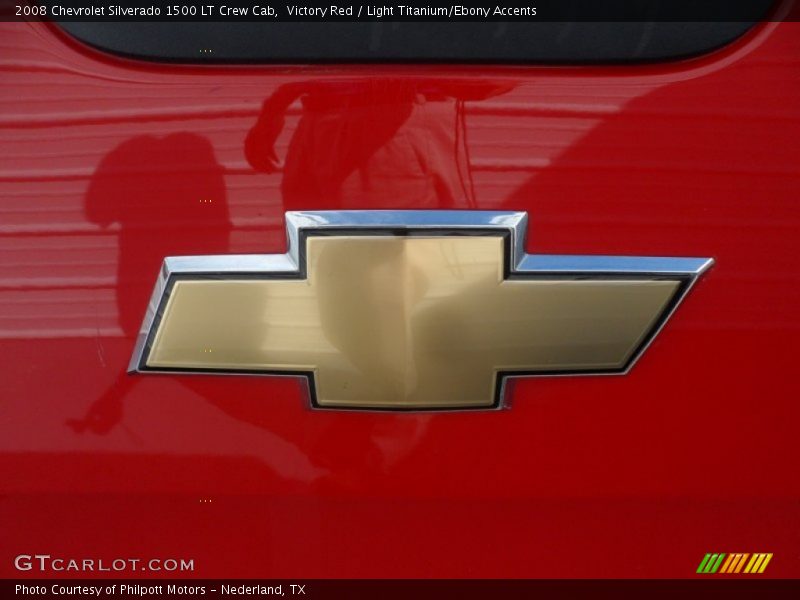 Victory Red / Light Titanium/Ebony Accents 2008 Chevrolet Silverado 1500 LT Crew Cab
