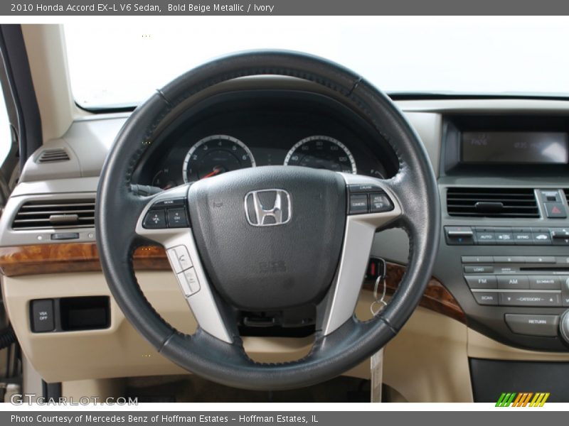 Bold Beige Metallic / Ivory 2010 Honda Accord EX-L V6 Sedan
