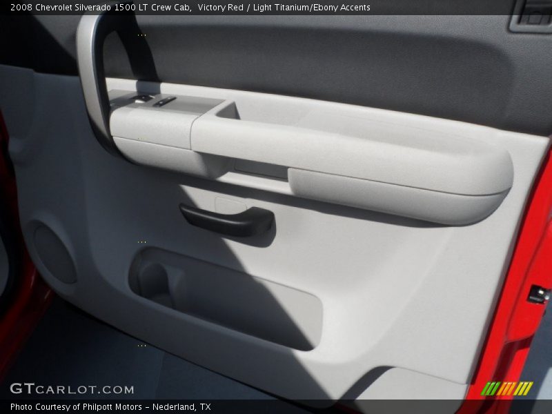 Victory Red / Light Titanium/Ebony Accents 2008 Chevrolet Silverado 1500 LT Crew Cab