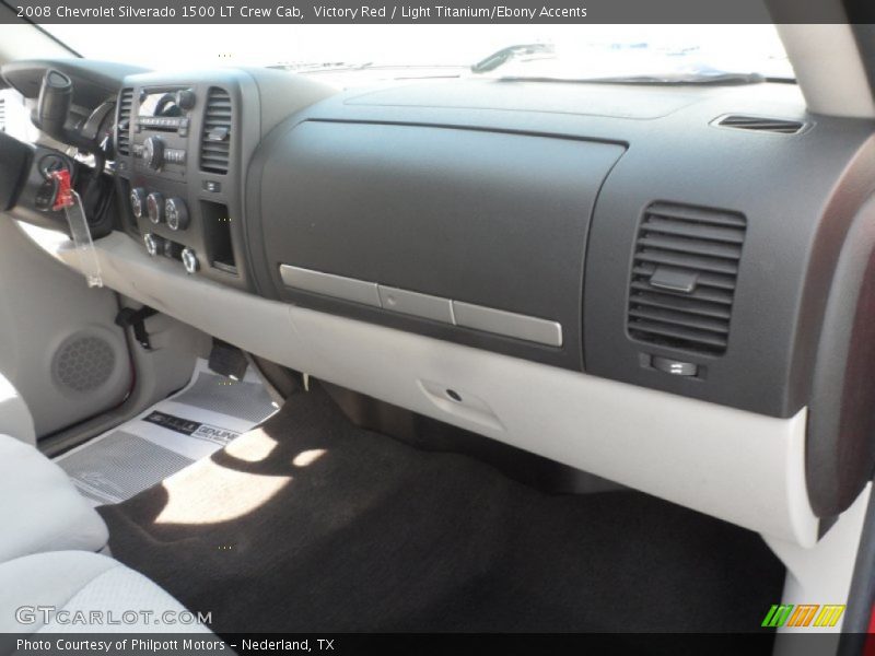 Victory Red / Light Titanium/Ebony Accents 2008 Chevrolet Silverado 1500 LT Crew Cab