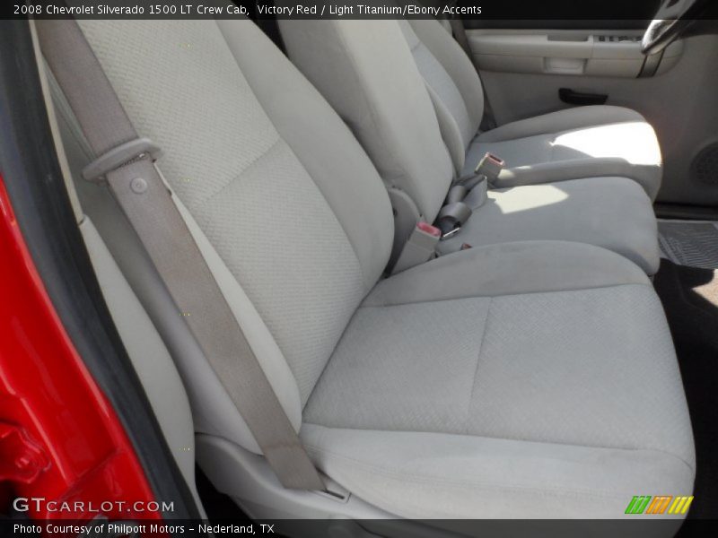 Victory Red / Light Titanium/Ebony Accents 2008 Chevrolet Silverado 1500 LT Crew Cab