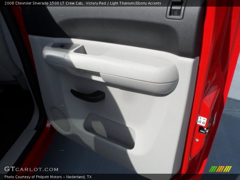 Victory Red / Light Titanium/Ebony Accents 2008 Chevrolet Silverado 1500 LT Crew Cab