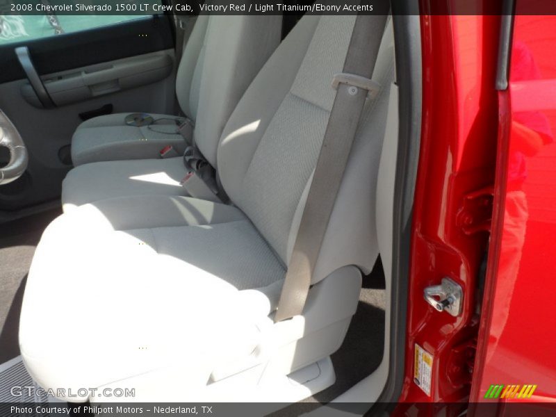 Victory Red / Light Titanium/Ebony Accents 2008 Chevrolet Silverado 1500 LT Crew Cab