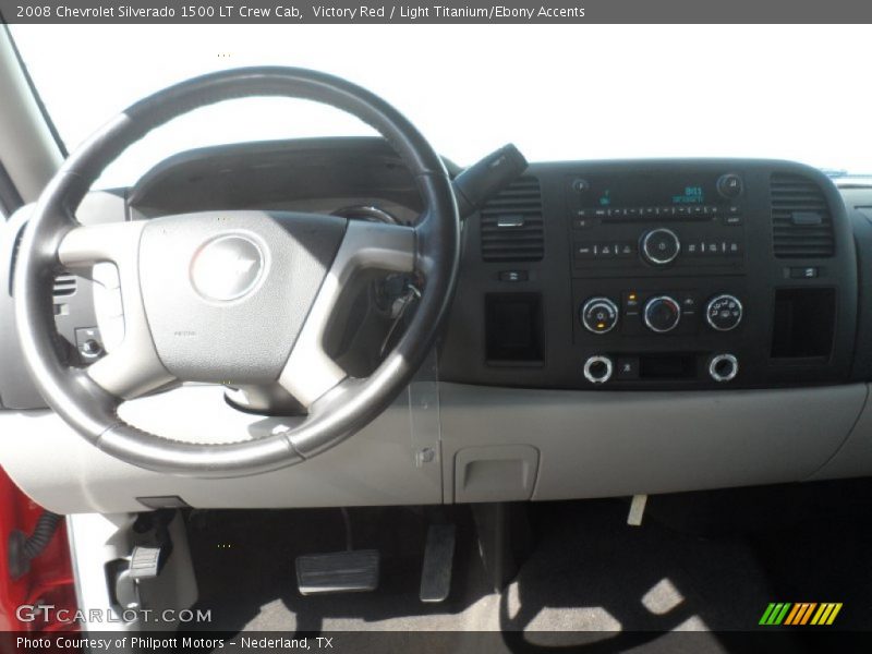 Victory Red / Light Titanium/Ebony Accents 2008 Chevrolet Silverado 1500 LT Crew Cab