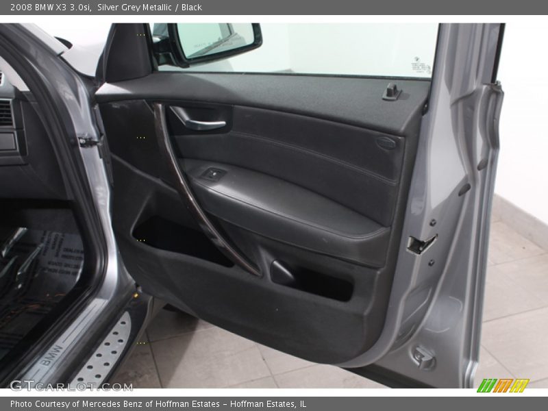 Silver Grey Metallic / Black 2008 BMW X3 3.0si