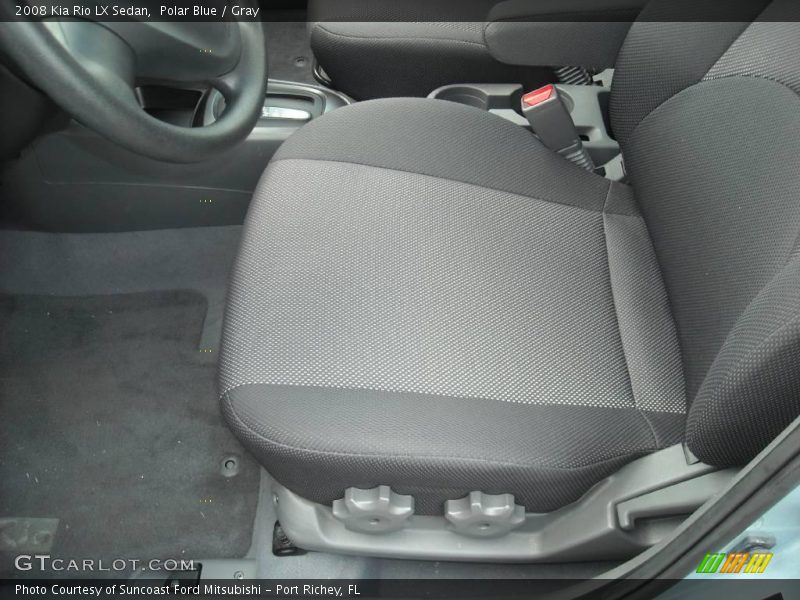 Polar Blue / Gray 2008 Kia Rio LX Sedan