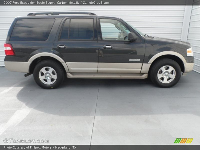 Carbon Metallic / Camel/Grey Stone 2007 Ford Expedition Eddie Bauer