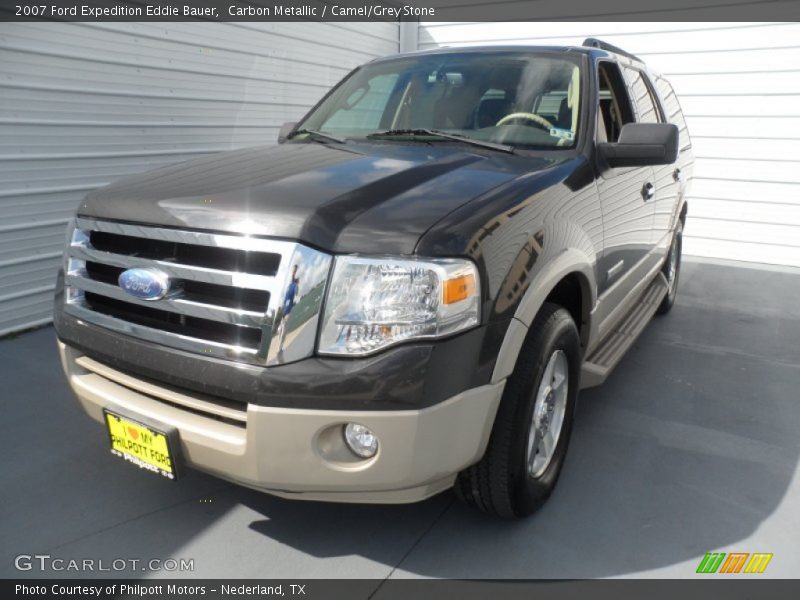 Carbon Metallic / Camel/Grey Stone 2007 Ford Expedition Eddie Bauer