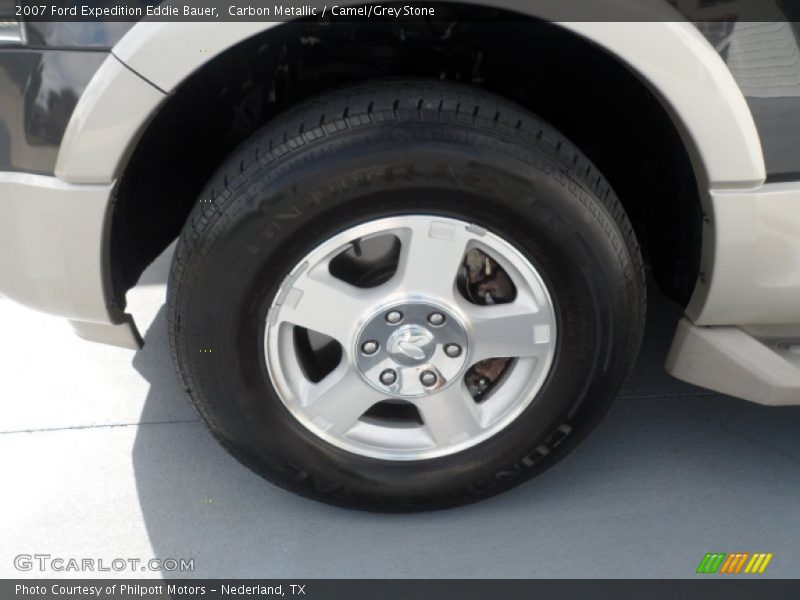 Carbon Metallic / Camel/Grey Stone 2007 Ford Expedition Eddie Bauer