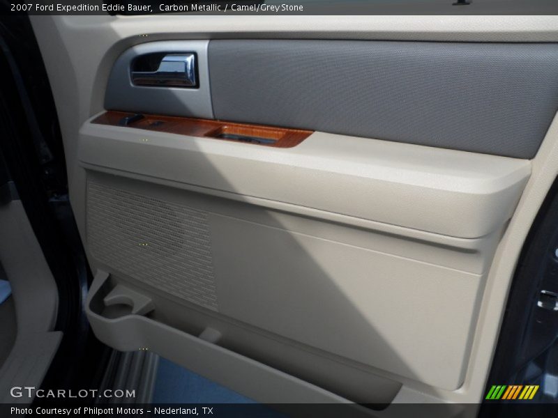 Carbon Metallic / Camel/Grey Stone 2007 Ford Expedition Eddie Bauer