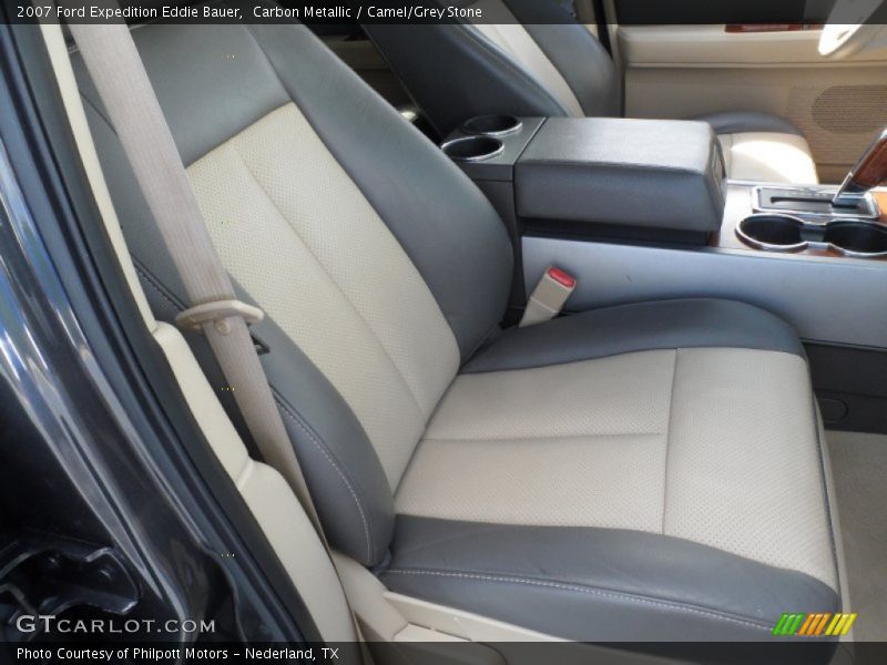 Carbon Metallic / Camel/Grey Stone 2007 Ford Expedition Eddie Bauer