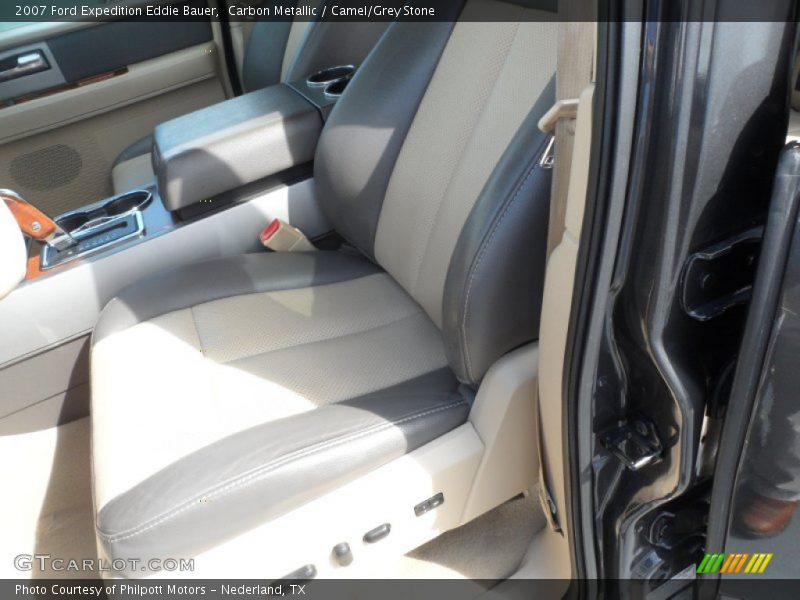 Carbon Metallic / Camel/Grey Stone 2007 Ford Expedition Eddie Bauer