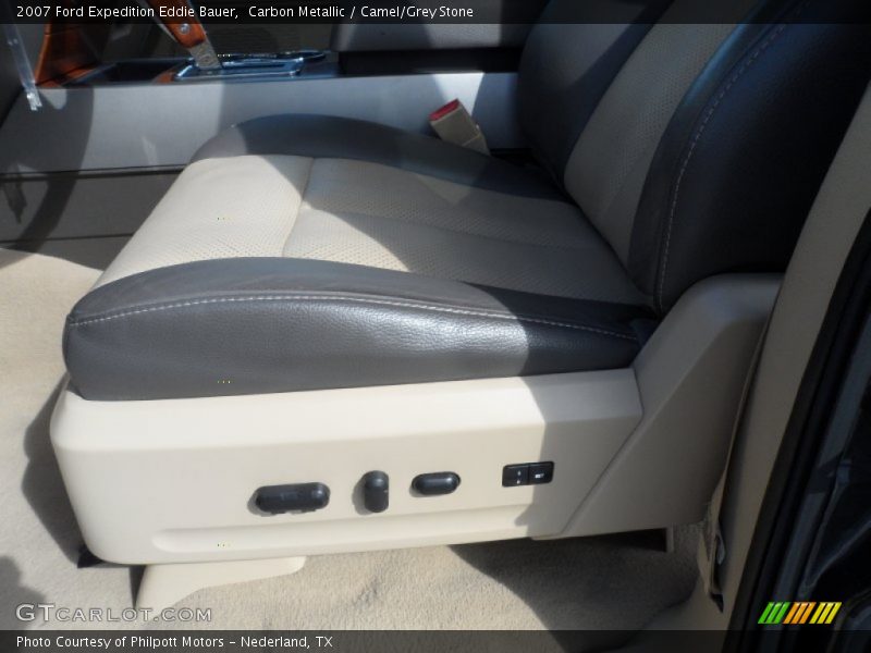 Carbon Metallic / Camel/Grey Stone 2007 Ford Expedition Eddie Bauer