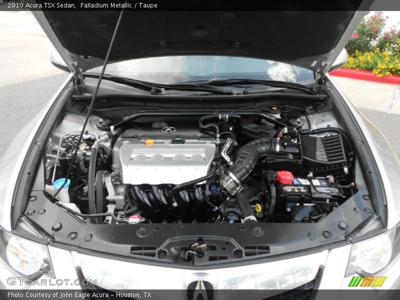Palladium Metallic / Taupe 2010 Acura TSX Sedan
