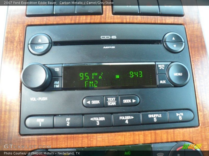 Carbon Metallic / Camel/Grey Stone 2007 Ford Expedition Eddie Bauer