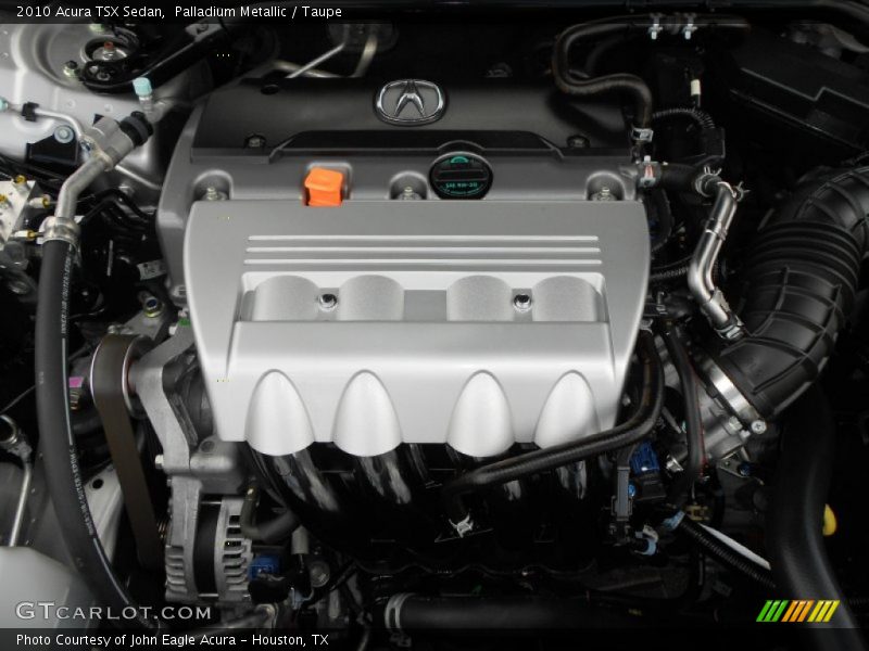 Palladium Metallic / Taupe 2010 Acura TSX Sedan