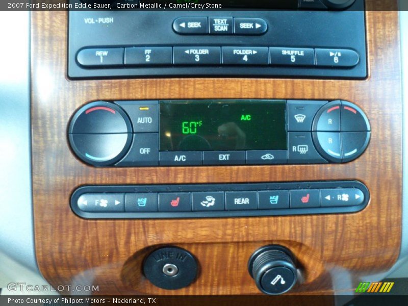 Carbon Metallic / Camel/Grey Stone 2007 Ford Expedition Eddie Bauer