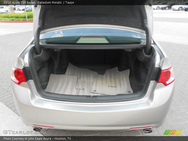 Palladium Metallic / Taupe 2010 Acura TSX Sedan