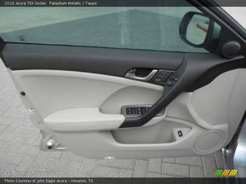 Palladium Metallic / Taupe 2010 Acura TSX Sedan