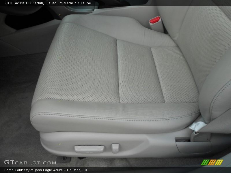 Palladium Metallic / Taupe 2010 Acura TSX Sedan