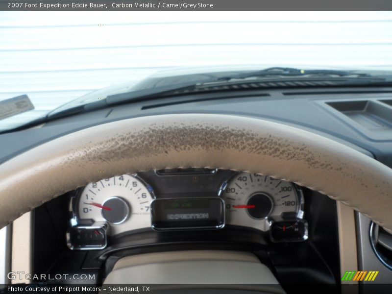 Carbon Metallic / Camel/Grey Stone 2007 Ford Expedition Eddie Bauer